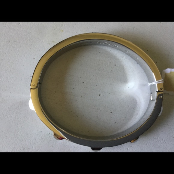 NWT Michael Kors Silver-tone Bangle - Picture 3 of 8
